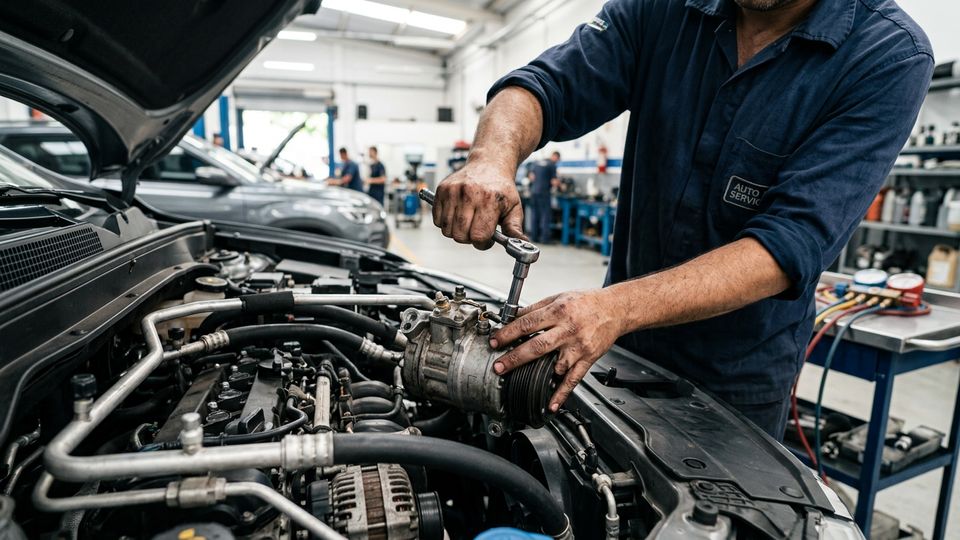 Reparo de Compressor e Vazamentos de Ar